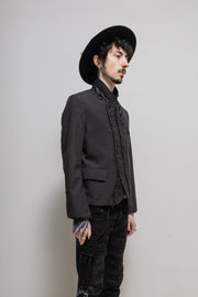 UNDERCOVER - FW06 "GURU GURU" Wool jacket with buttoning details and frayed piping