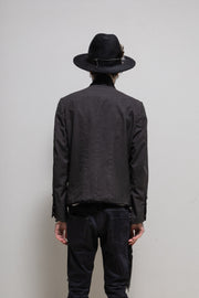 UNDERCOVER - FW06 "GURU GURU" Wool jacket with buttoning details and frayed piping