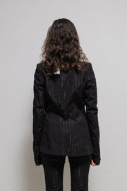 IF SIX WAS NINE - JK-Escargot glitter pinstripe jacket