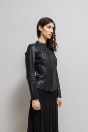 ISAAC SELLAM For L'Eclaireur - Full python rider jacket with double zipper