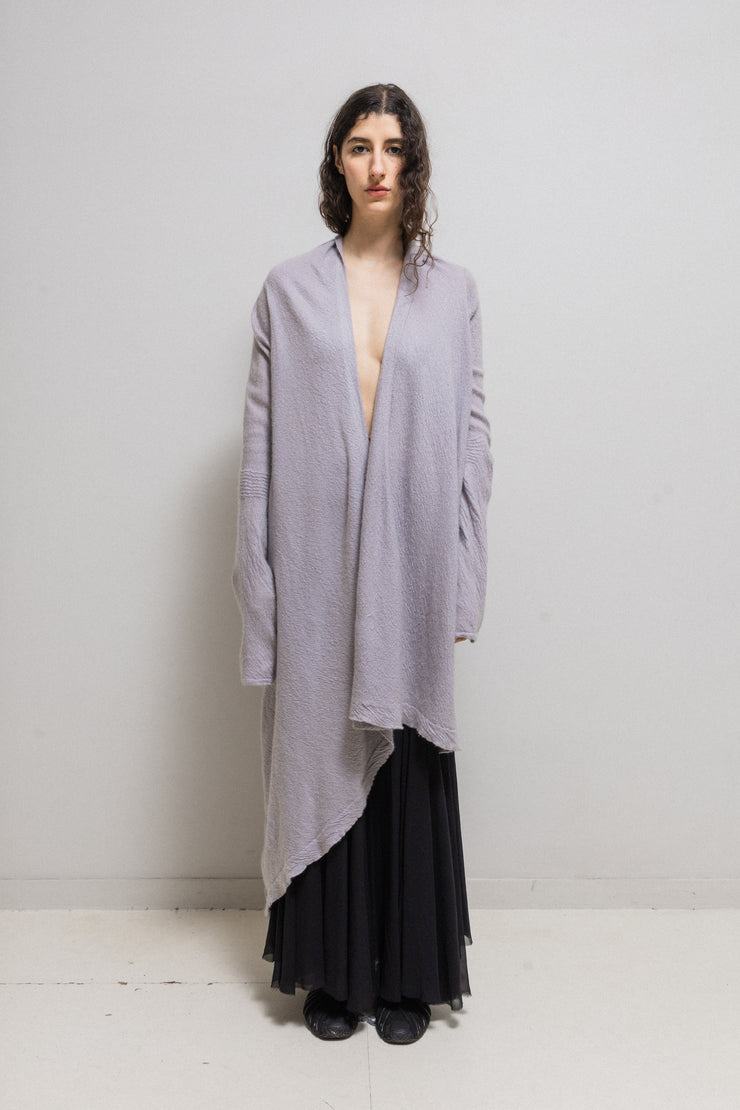 RICK OWENS - FW09 Palais Royal cashmere goat lilac cardigan