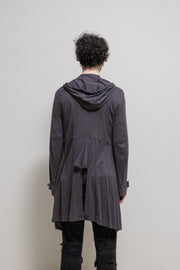 NUMBER (N)INE - SS08 Cotton and cashmere tail hooded jacket (runway)