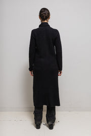 UNDERCOVER - FW06 "GURU-GURU" Angora wool long jacket with scarf collar