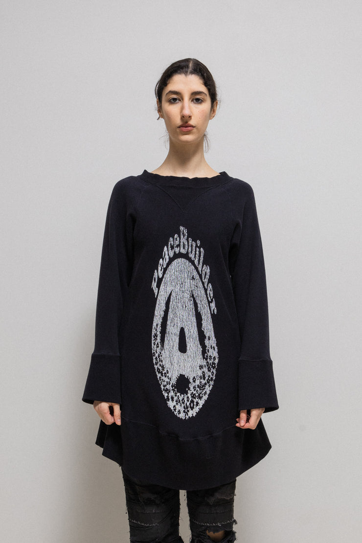 UNDERCOVER - SS04 "Languid" "Peace Builder" deformed sweater (runway)