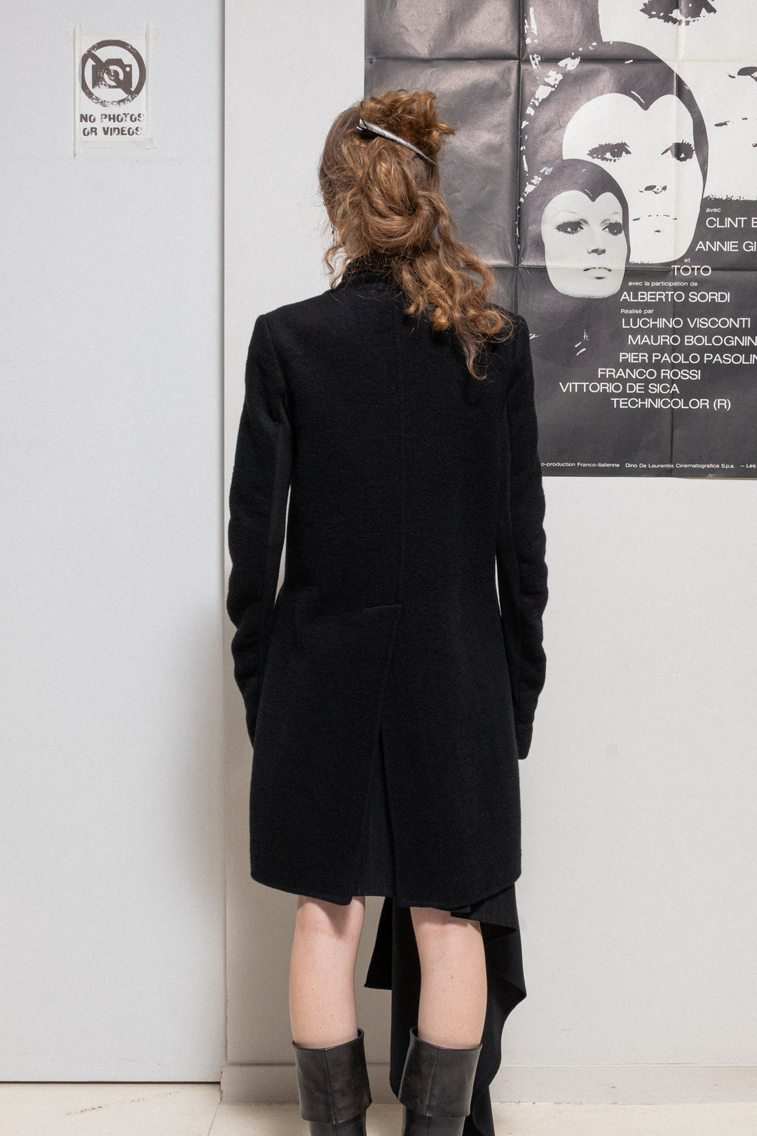 RICK OWENS - FW11 « LIMO » Cashmere coat with folded collar – L'OBSCUR