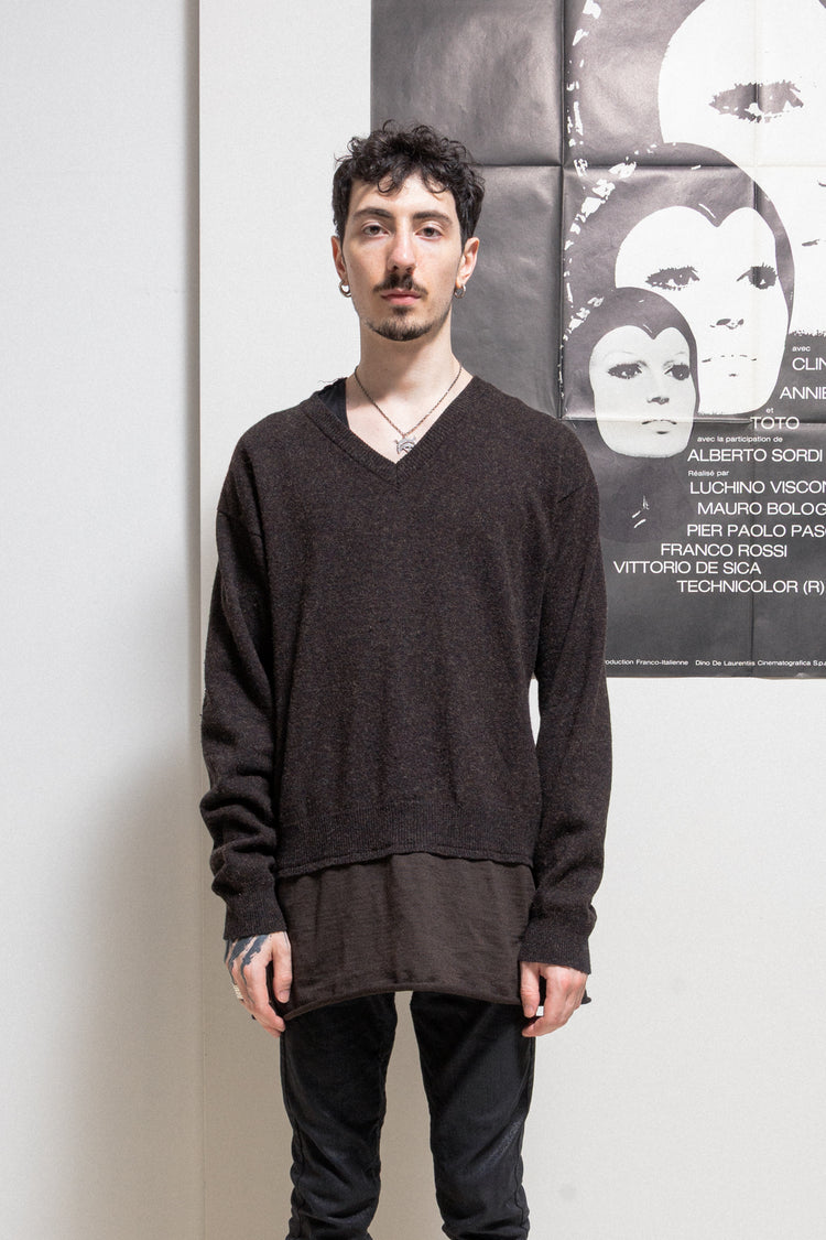 UNDERCOVER - FW04 « But Beautiful » Cashmere blend sweater with