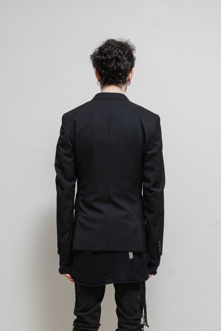 COMME DES GARCONS HOMME PLUS - Double breasted gabardine wool jacket