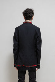 COMME DES GARCONS HOMME PLUS - FW02 Wool jacket with patterned lining