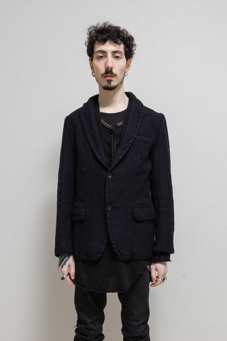COMME DES GARCONS HOMME - FW06 Two button boiled wool jacket – L