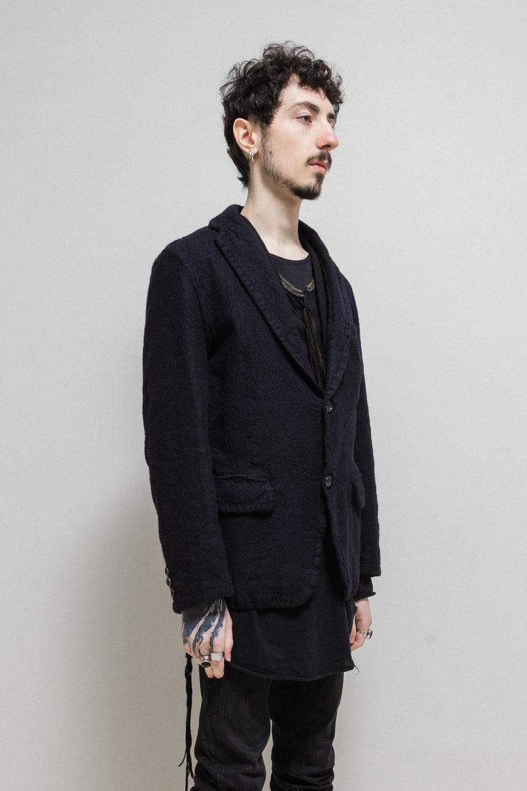 COMME DES GARCONS HOMME - FW06 Two button boiled wool jacket
