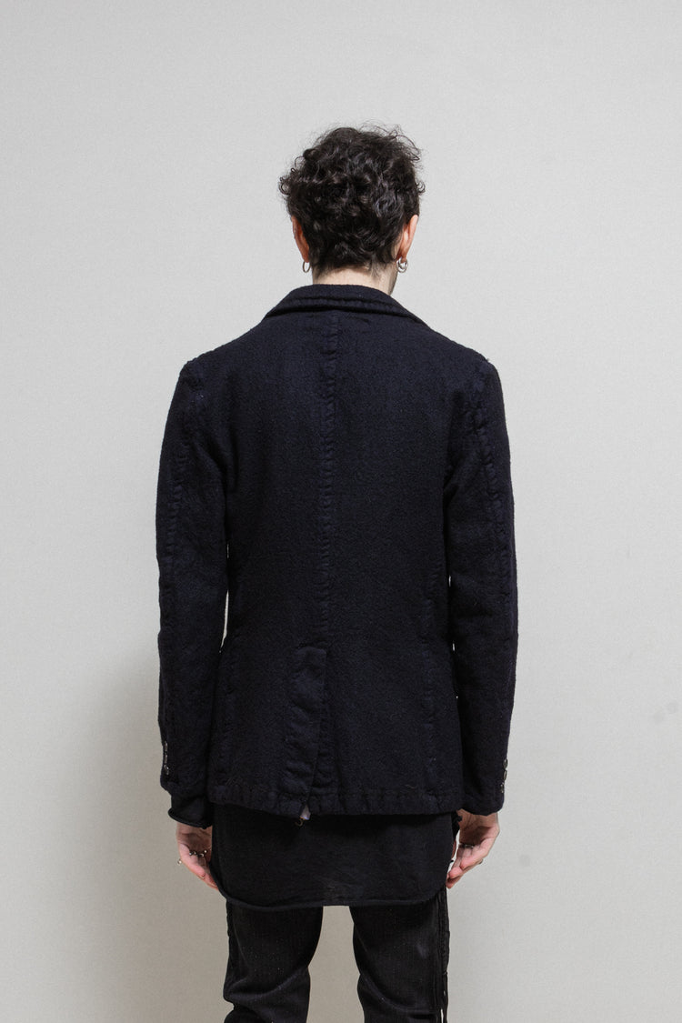 COMME DES GARCONS HOMME - FW06 Two button boiled wool jacket – L