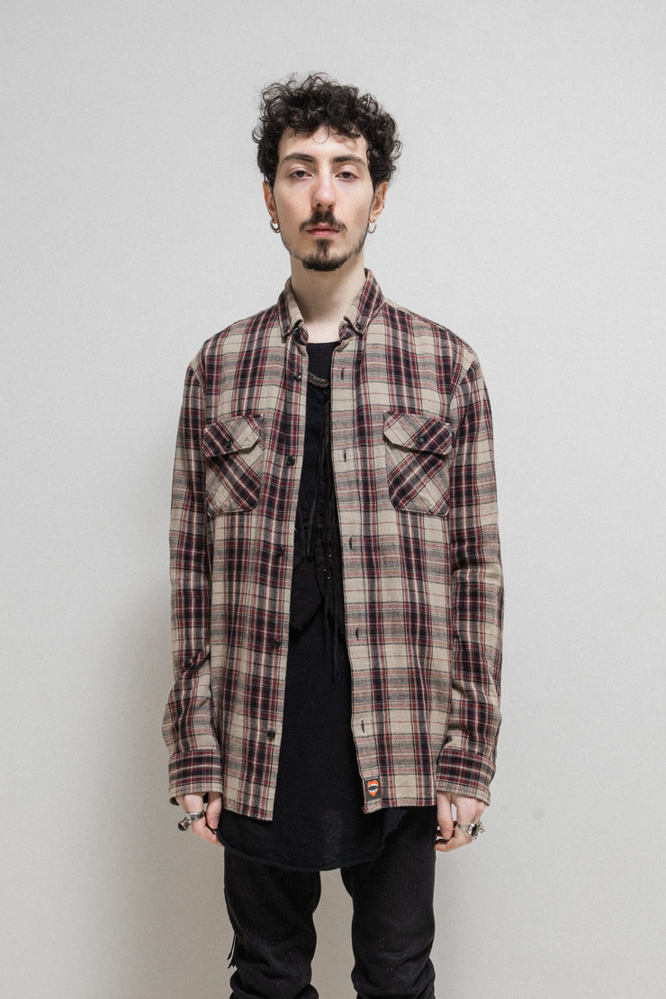 UNDERCOVER - FW08 "Unrealrealclothes" Faded cotton flannel