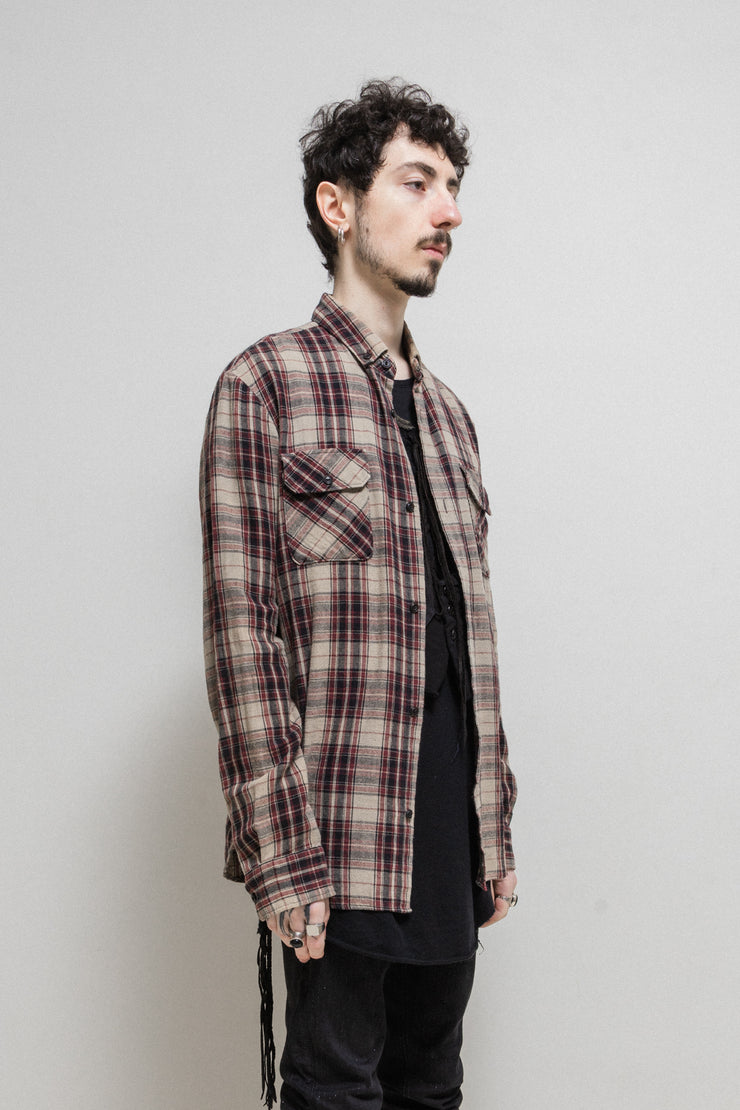 UNDERCOVER - FW08 "Unrealrealclothes" Faded cotton flannel