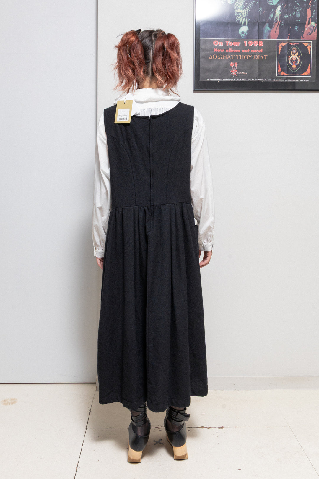 COMME DES GARÇONS GIRL - Wool dress with front bows – L'OBSCUR
