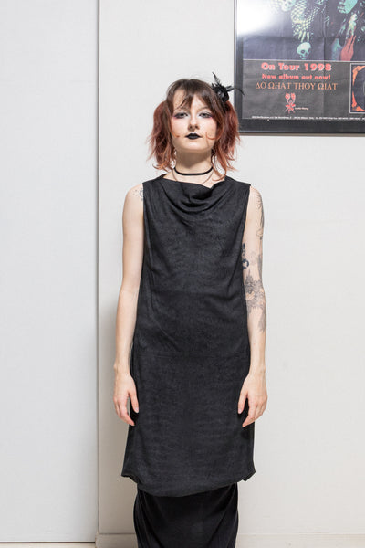 rick owens leather dress delicate MONICA - Ruffled satin This gown’s silhouette embodies Size:Size 7