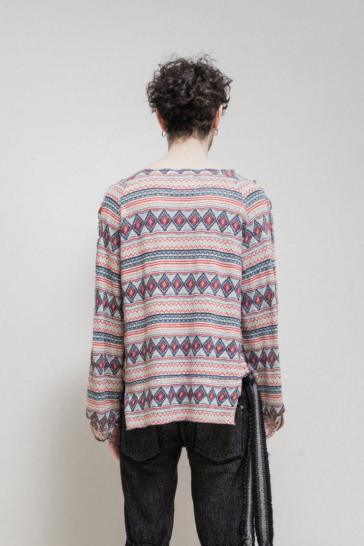 BLACKMEANS - Seditionaries patterned muslin top