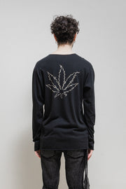 LUCIEN PELLAT-FINET - Leaf cotton longsleeve