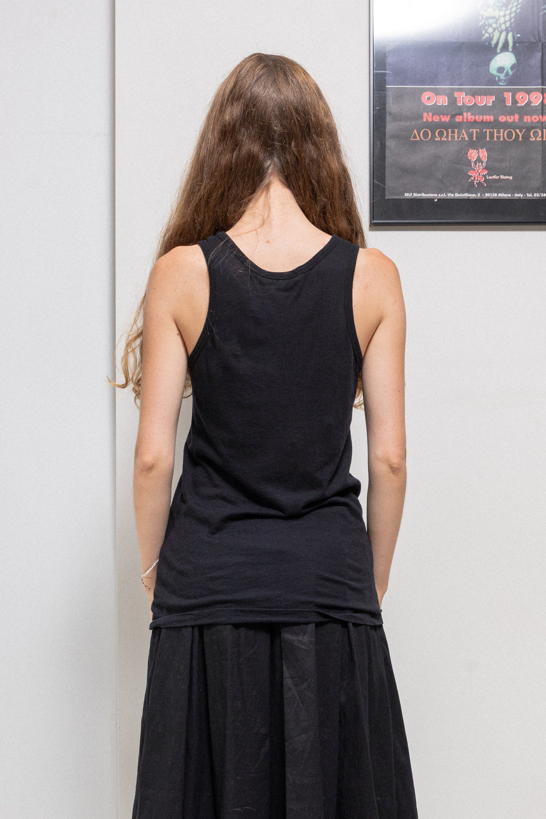 ANN DEMEULEMEESTER - Reedition of SS98 Holy cotton tank top – L'OBSCUR