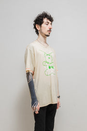 UNDERCOVER - SS03 "SCAB" Bear contrast stitching tee