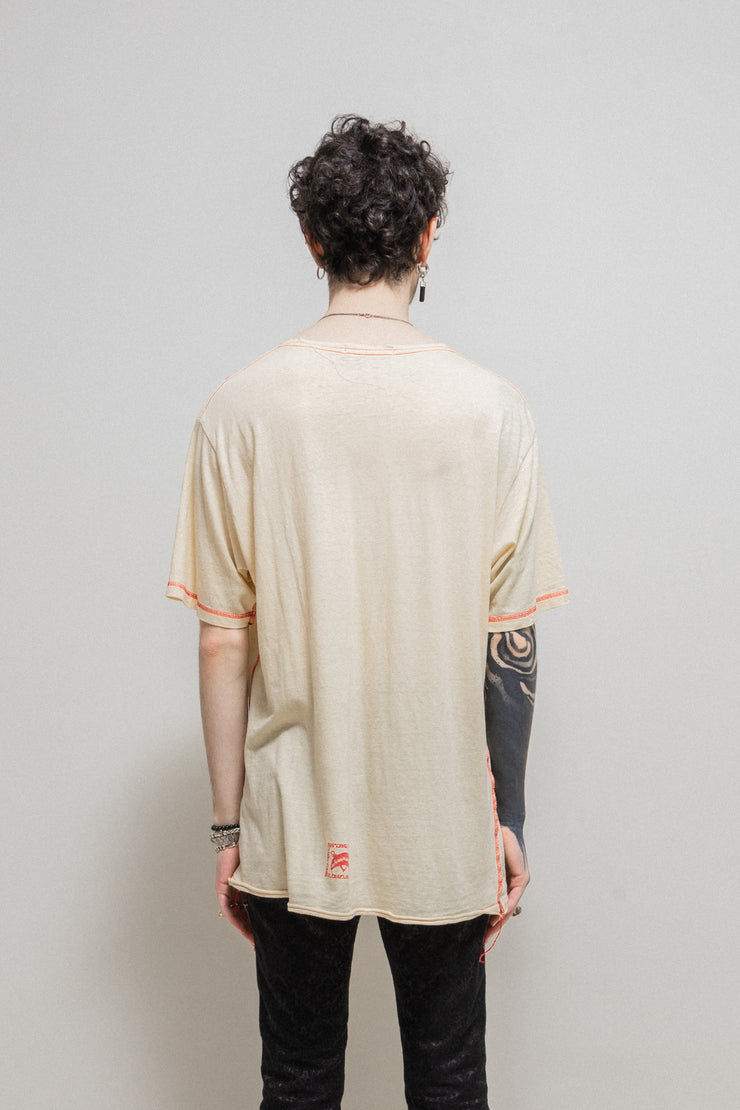 UNDERCOVER - SS03 "SCAB" Bear contrast stitching tee