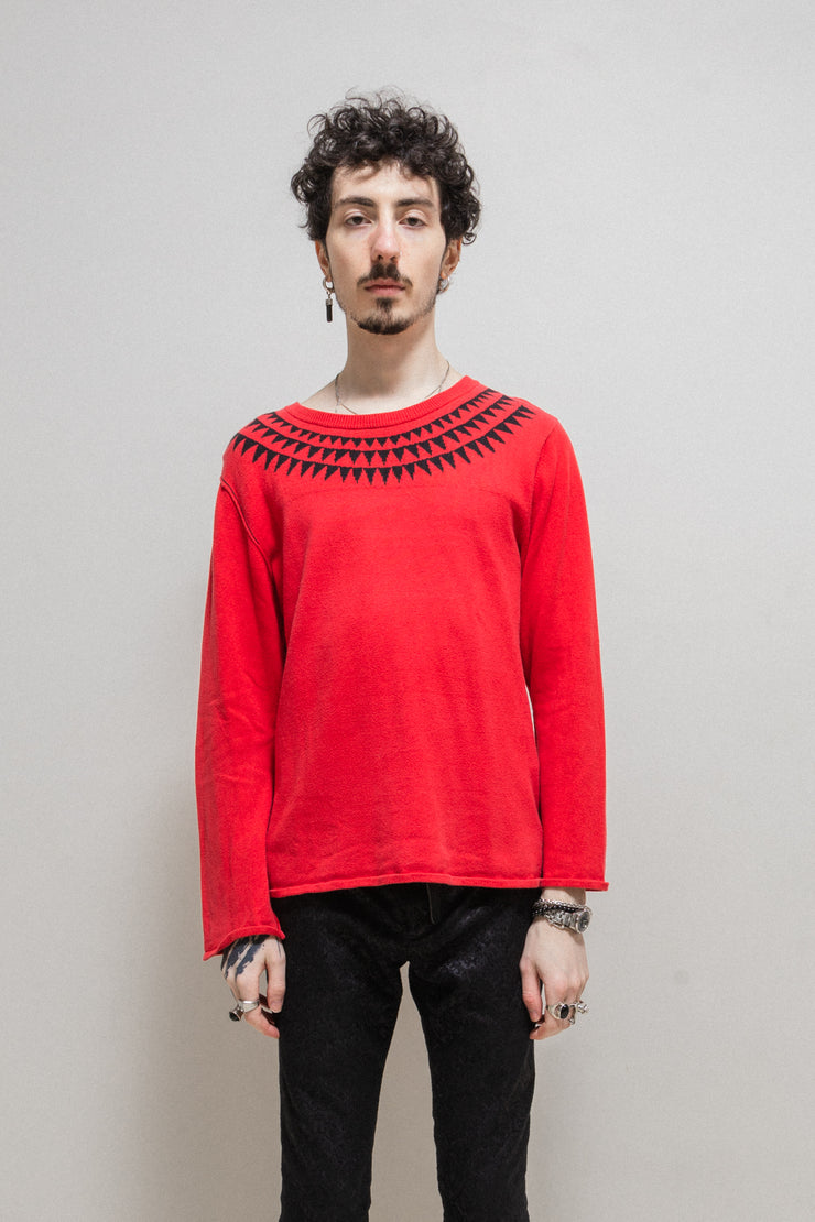 UNDERCOVER - SS05 "But Beautiful II" Cotton giz sweater