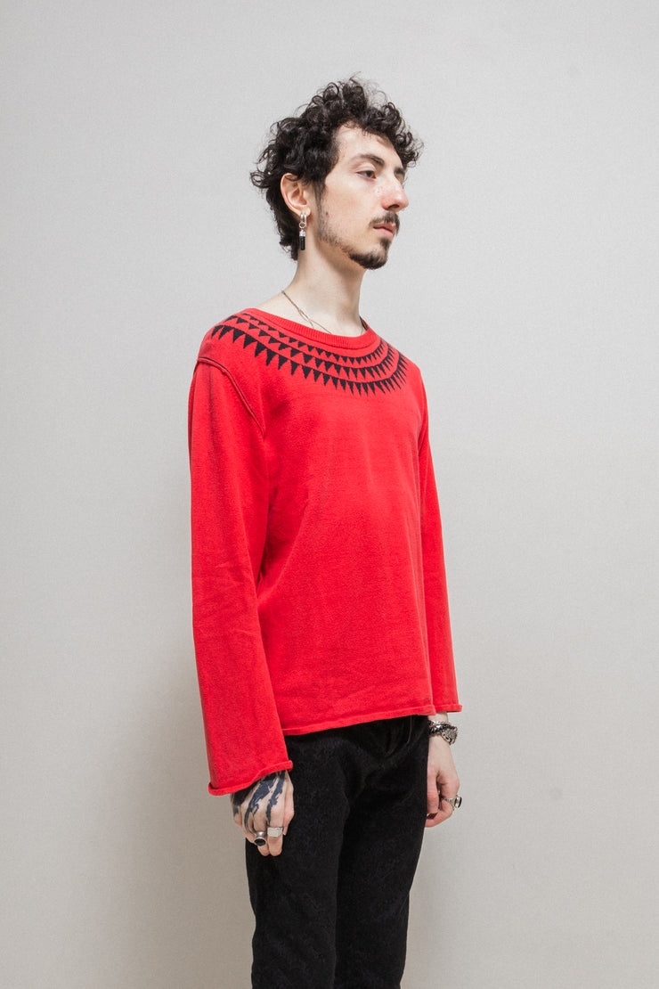 UNDERCOVER - SS05 "But Beautiful II" Cotton giz sweater