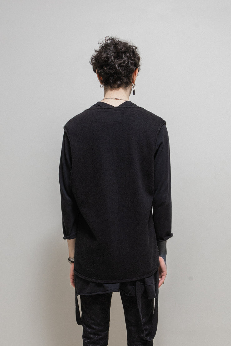 UNDERCOVER - FW04 "BUT BEAUTIFUL" Patti Smith grid patterned wool vest