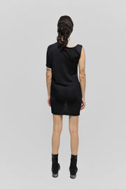 A.F VANDEVORST - SS12 Knitted dress with shoulder hook detail and Napoleon style front pattern