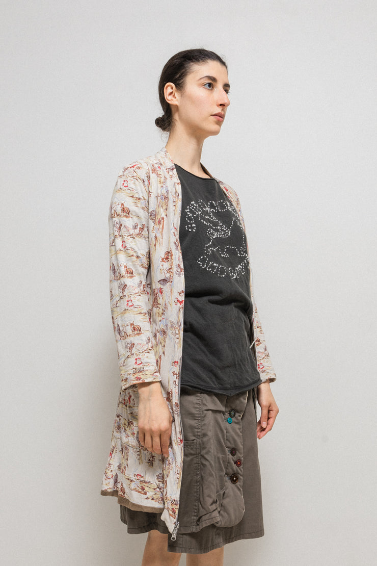 UNDERCOVER - FW04 "But Beautiful" Reversible patterned zip up vest