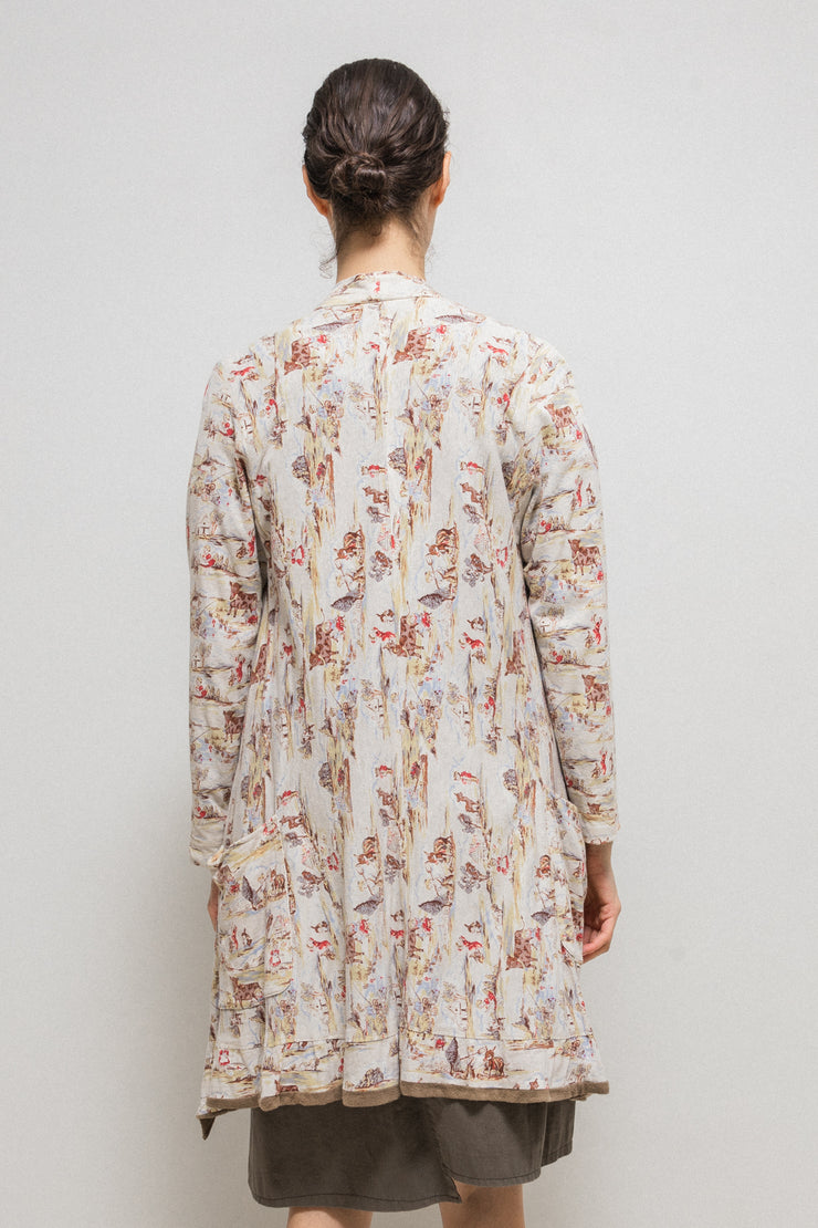 UNDERCOVER - FW04 "But Beautiful" Reversible patterned zip up vest