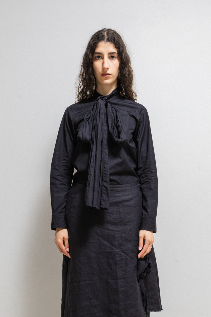 JUNYA WATANABE - FW08 Button up shirt with long neck straps to tie