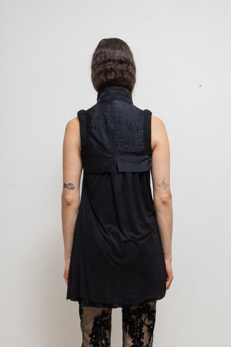 (Kountry Club) ANN DEMEULEMEESTER - FW09 Cropped bolero with embossed cross pattern (sample)