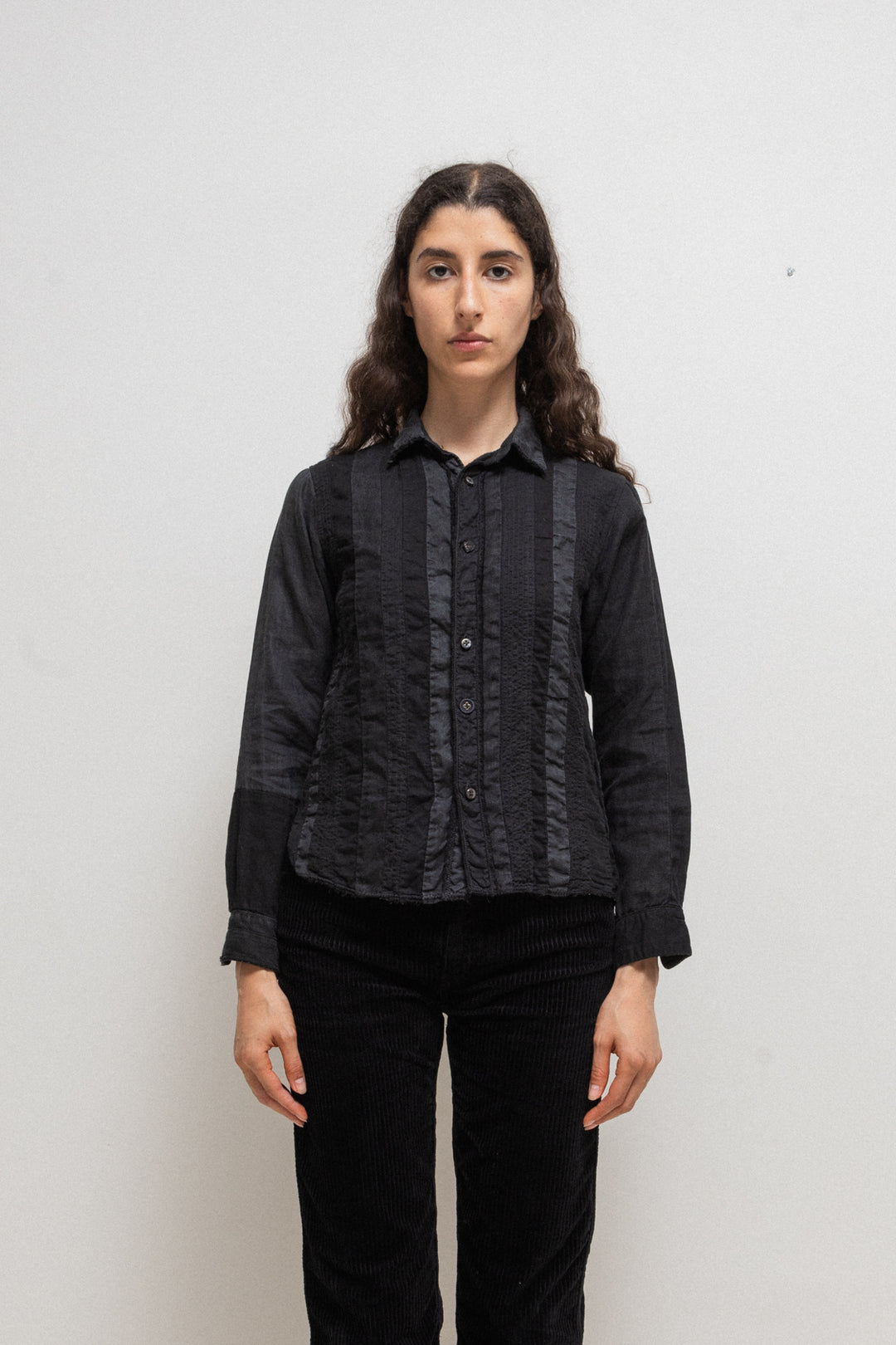 Kountry Club) KAPITAL - Stripe textured shirt with various