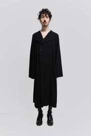 YOHJI YAMAMOTO POUR HOMME - SS97 Thin gabardine wool button up coat