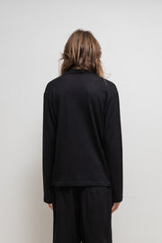 YOHJI YAMAMOTO Y'S FOR MEN - Early 2000’s Wool sweater with button up collar