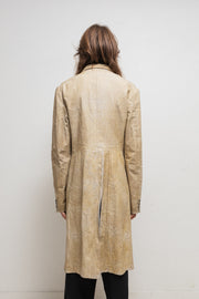 (Kountry Club) COMME DES GARCONS HOMME PLUS - SS03 Waxed linen tail jacket
