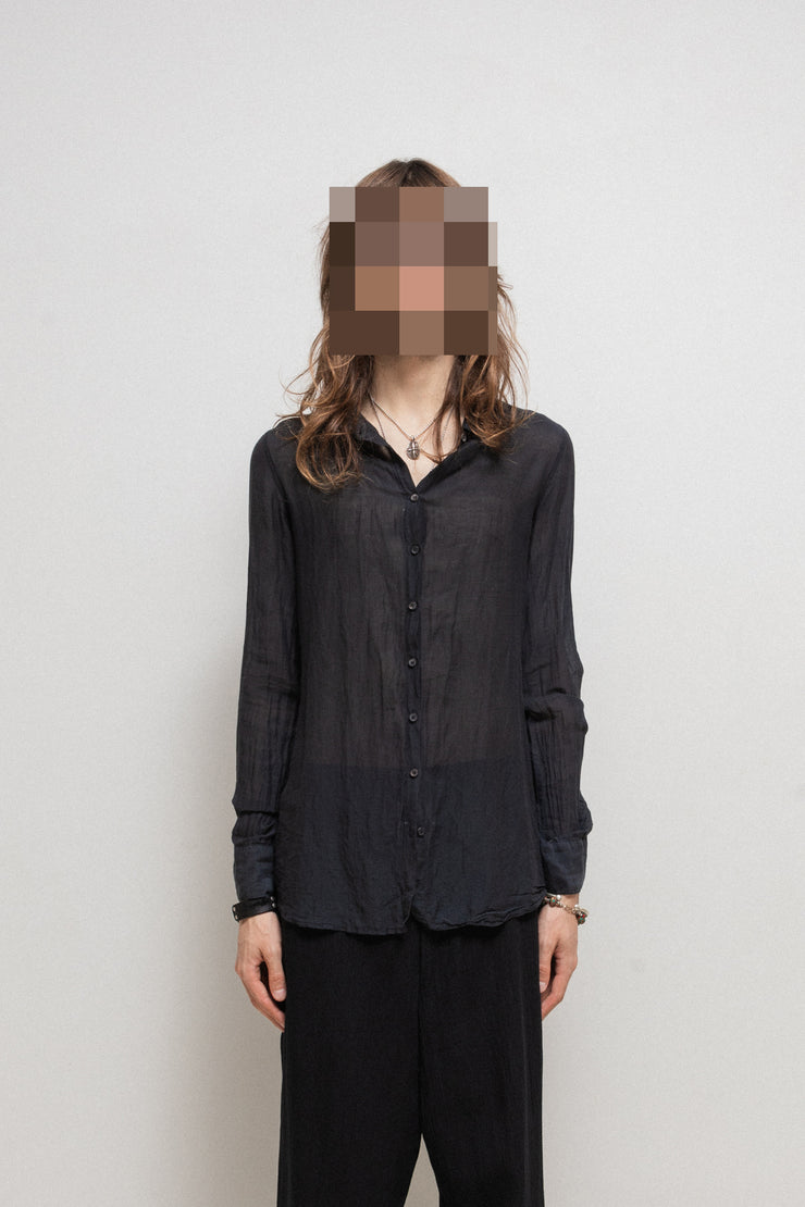 (Kountry Club) POÈME BOHÉMIEN - FW14-15 Cotton and silk thin button up shirt