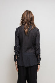 (Kountry Club) POÈME BOHÉMIEN - FW14-15 Cotton and silk thin button up shirt