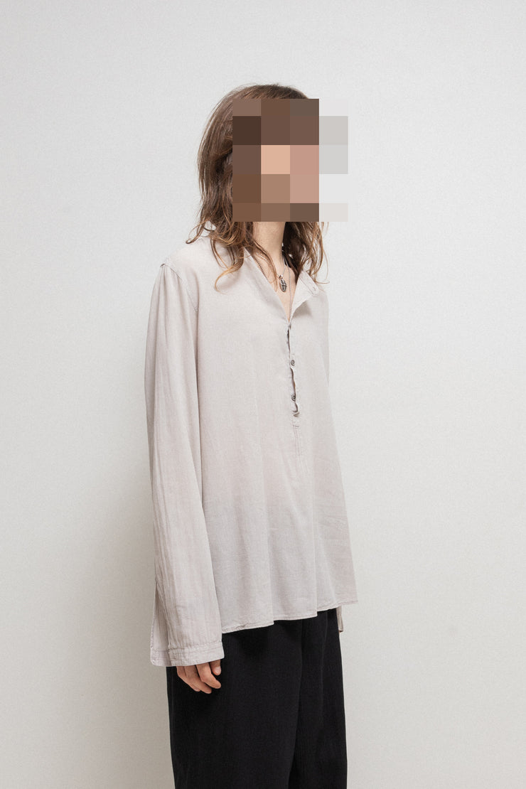 (Kountry Club) POÈME BOHÉMIEN - Relaxed shirt with collar buttoning