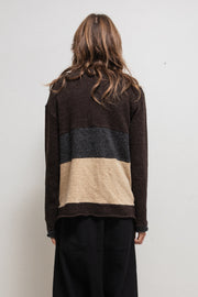 JUNYA WATANABE MAN - FW03 Textured wool button up cardigan with loose threads