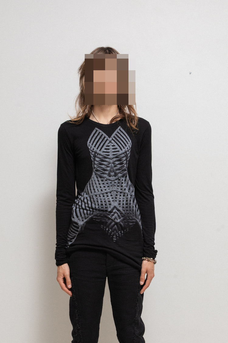 ガレスピュー Gareth Pugh ブルゾン GARETH PUGH - 2010's Cashmere blend printed longsleeves – L