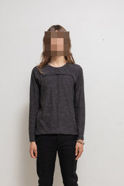 VOLGA VOLGA - Double layer textured wool sweater