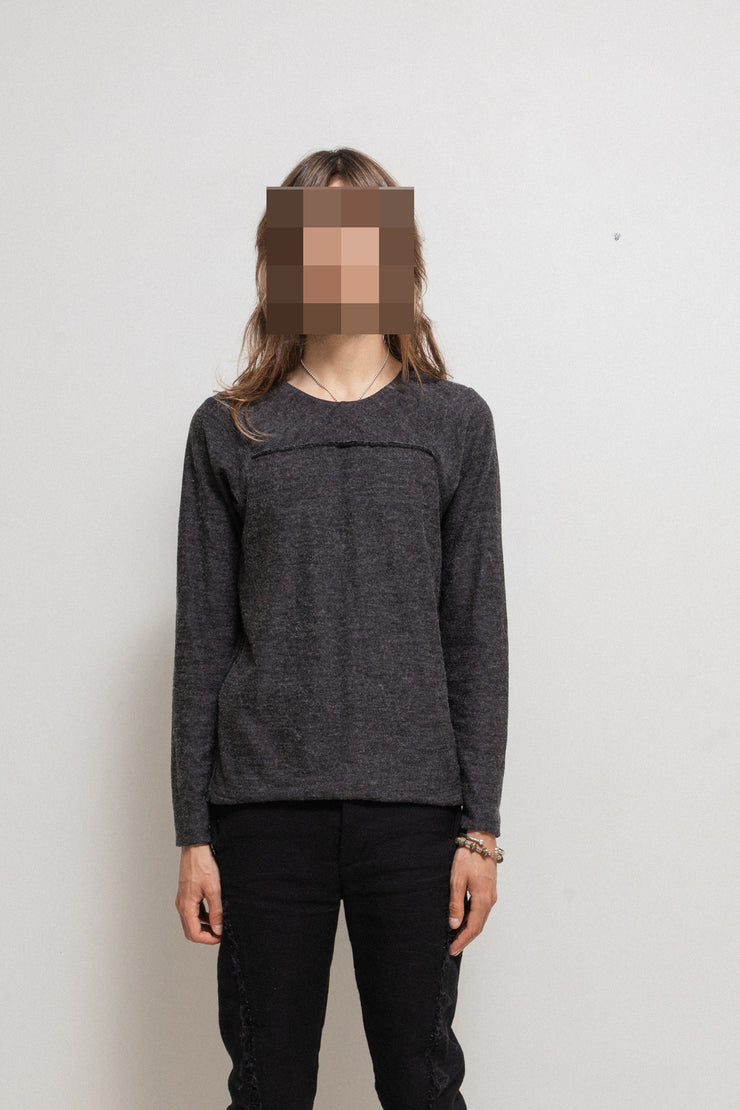 VOLGA VOLGA - Double layer textured wool sweater