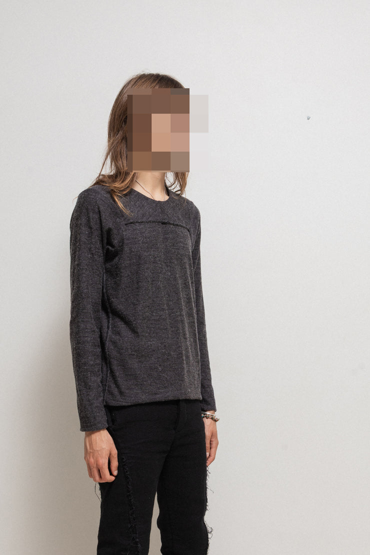 VOLGA VOLGA - Double layer textured wool sweater