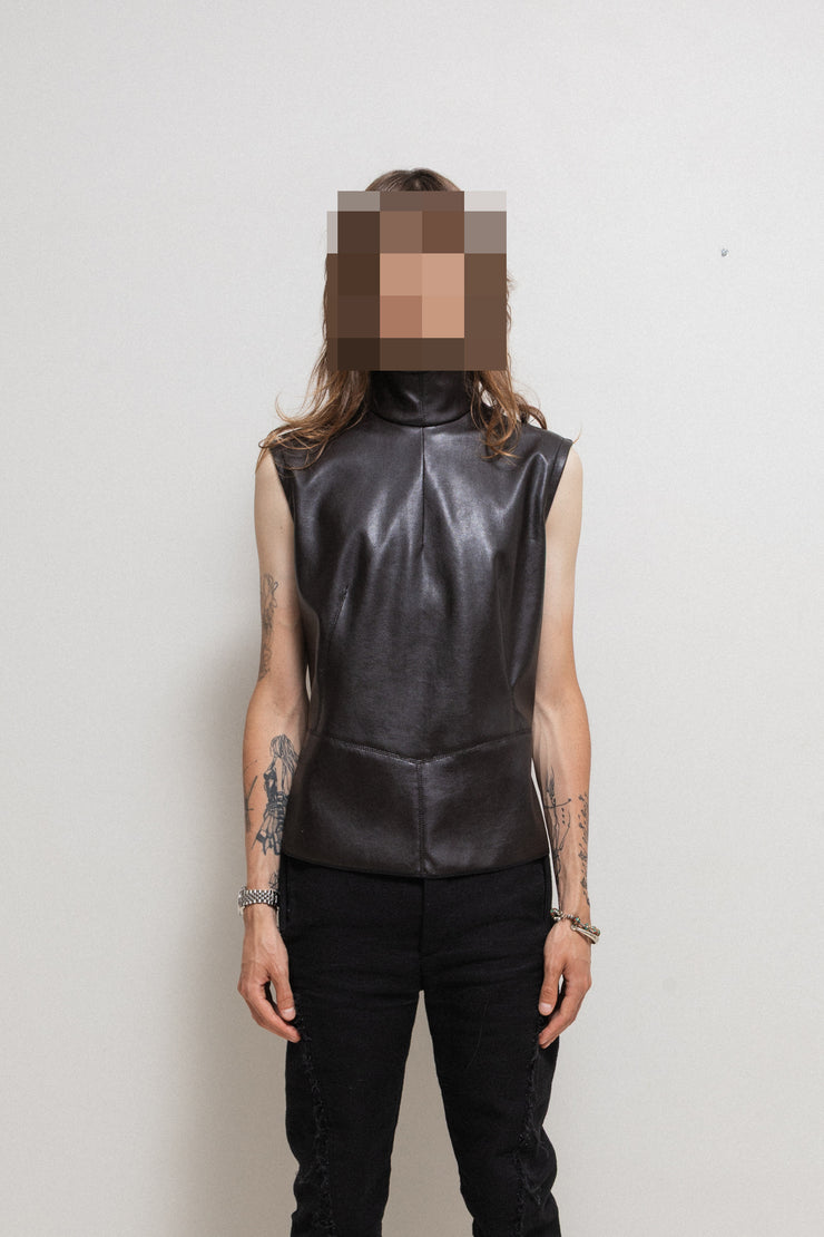 UDO EDLING - Vegan leather scuba top (mens version)