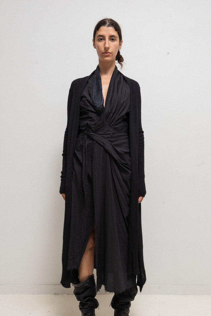 RICK OWENS - FW07 « Exploder » Soft wool cardigan with extra long sides