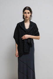 MARTIN MARGIELA - Artisanal Line 0 Wide stole made out of different fabrics (early 00's)