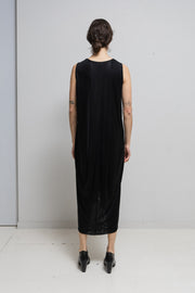 RICK OWENS - FW07 "EXPLODER" Long dress with a front dart and a back sash