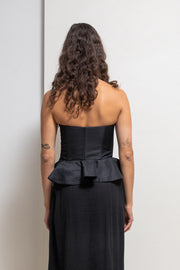 A.F VANDEVORST - FW13 Strapless bustle top with frilled bottom (runway)
