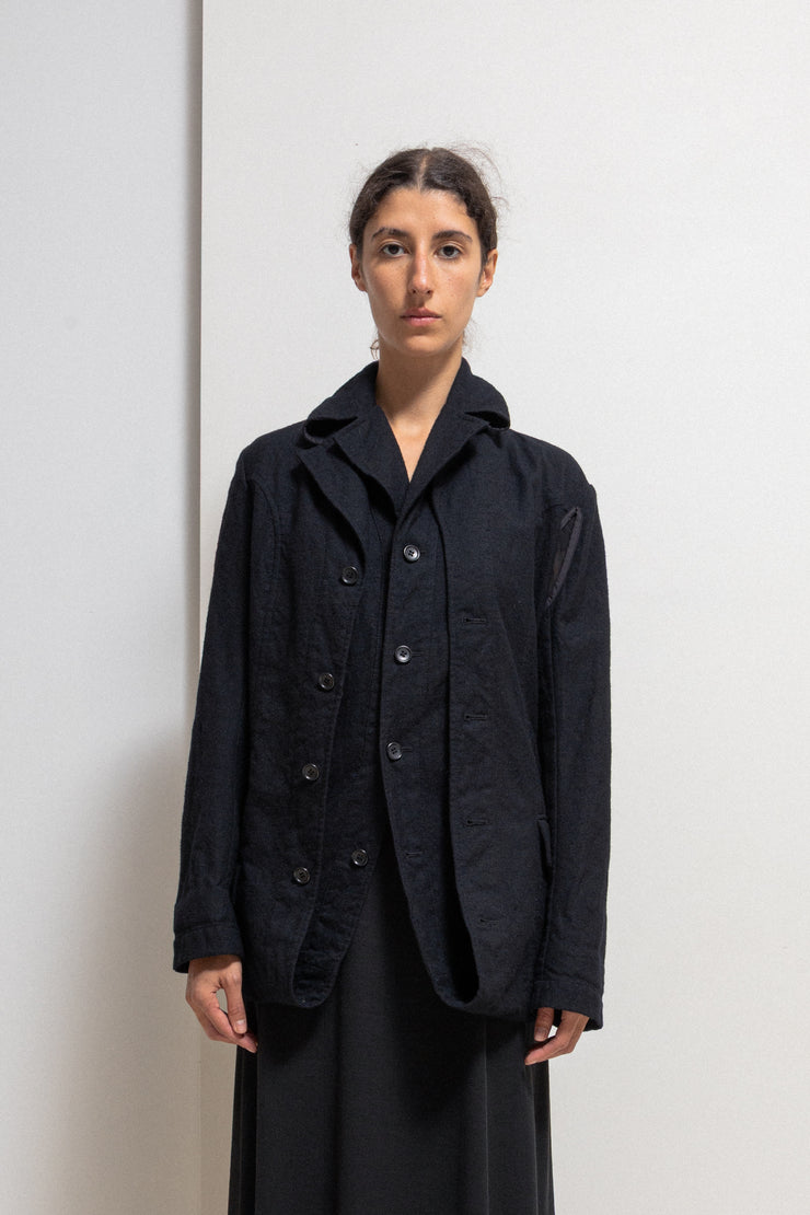 JUNYA WATANABE - FW07 Double layer loop wool coat